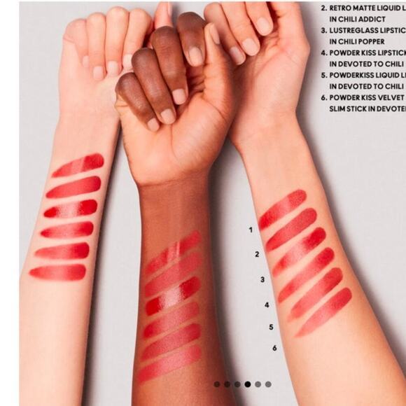 MAC Cosmetics Limited Edition Retro Matte Liquid Lipcolour 135 Chili Addict New - Picture 10 of 10